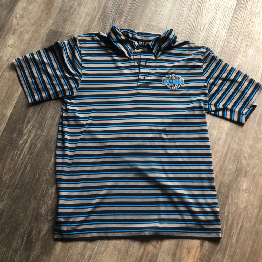 Harley-Davidson men’s 3 button golf shirt size M